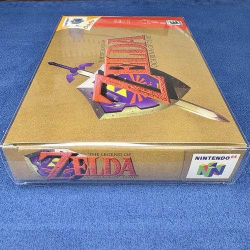 The Legend of Zelda Ocarina of Time Nintendo 64 N64 étui personnalisé réplique PAS DE JEU - Photo 3 sur 6
