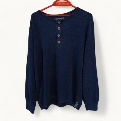Marc O'Polo Mens Navy Blue Cotton Jumper Size M