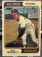 1974 Topps Baseball Set-Break #235 Dave McNally Orioles
