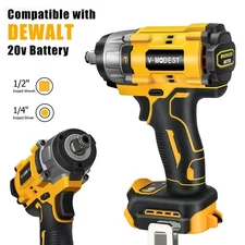 1/2" Cordless Impact Wrench/Driver 2 IN 1 For Dewalt 20v Battery (Tool Only)