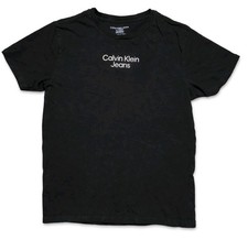 kids black t shirt calvin klein M 10-12
