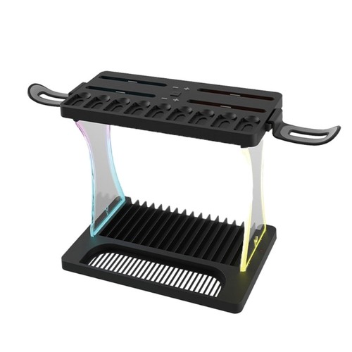 Charging Dock With Disc Storage Game Card Slots And LED Lighting for NS2 - Picture 4 of 5