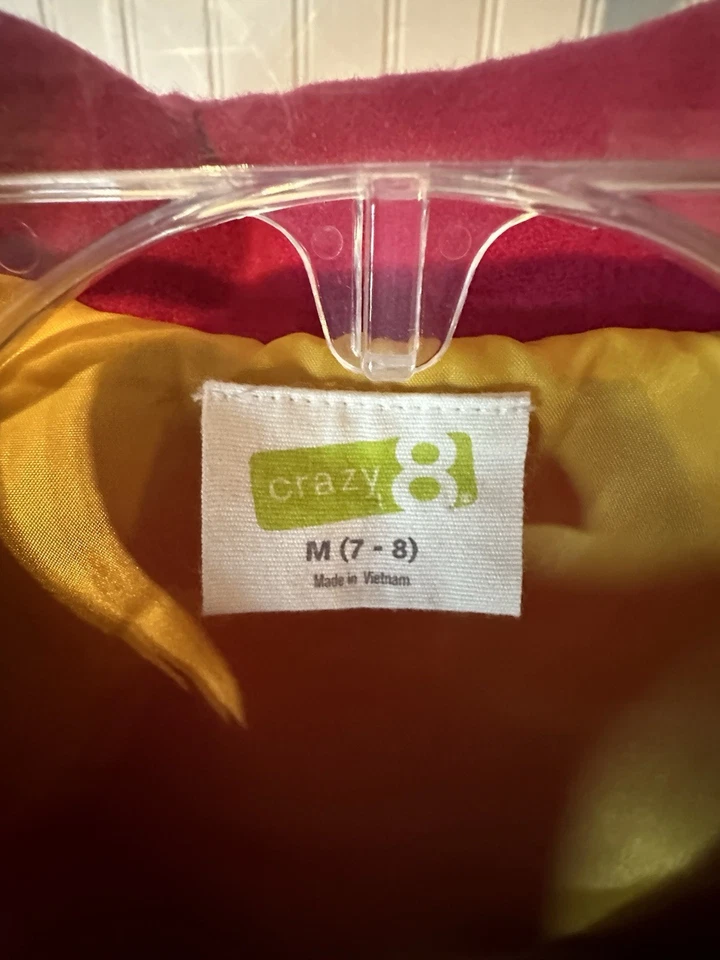 Abrigo Swing Crazy 8 Niña Talla 7/8 Magenta Foto 3 de 4