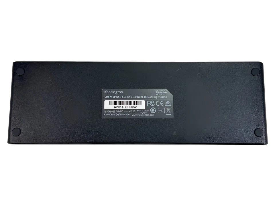 Estación de Acoplamiento Híbrida Doble 4K Original Kensington SD4750P USB-C 3.0 Foto 4 de 4