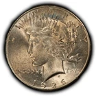 1926 $1 Silver Peace Dollar - Original Toning - UNC Semi Key Date - SKU-D7263