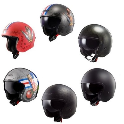 LS2 Spitfire Open Face Street Motorcycle Helmet - Pick Size & Color