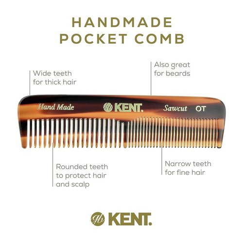 Men's Beard Detangler Brush Fine Wide Teeth Comb Wet Dry Facial Hair Styling New - Picture 37 of 49