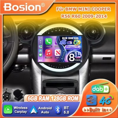 DAB+ Für BMW MINI COOPER R56 R60 2009-2014 CANBUS ANDROID 15 AUTORADIO GPS HDMI