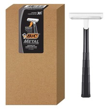 BIC Bic metal men's disposable shaving razors, single blade, 30 count 6 packs o