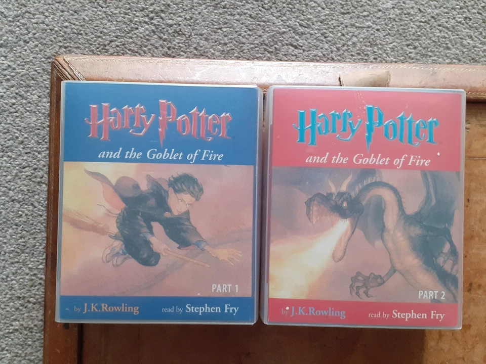 6 x books of Harry Potter Audio Book Cassette Tape Bundle -Stephen Fry. - Image 2 of 4