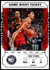2023 Trae Young Game Night Ticket Panini Contenders Basketball #9 Atlanta Hawks
