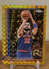 2025-26 Topps Chrome Karl-Anthony Towns Gold Geometric /50 #179 SSP NYK 💎