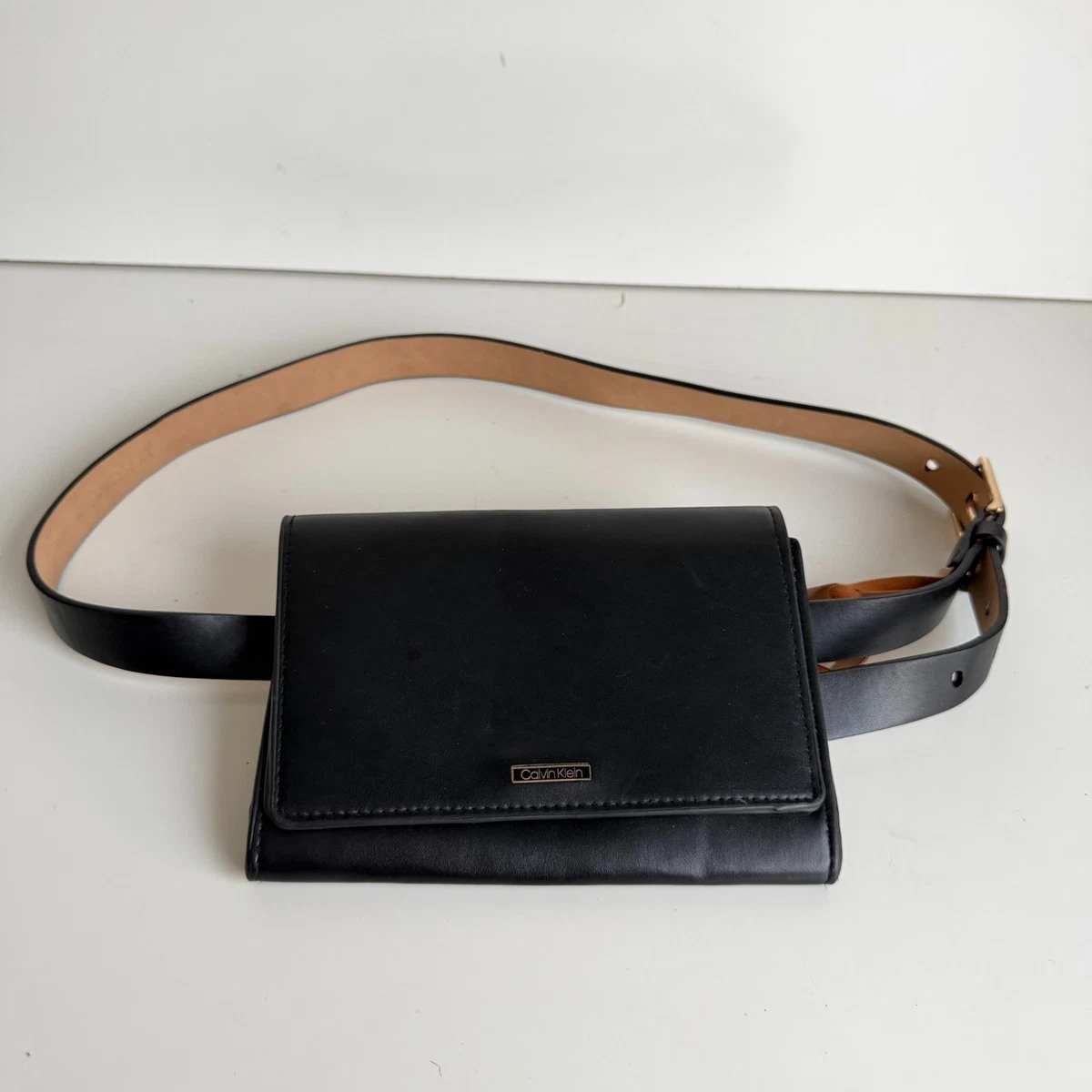 Calvin Klein belt purse black Size L/XL Calvin Klein Black Metal Bags & Handbags for Women for sale  main image 3