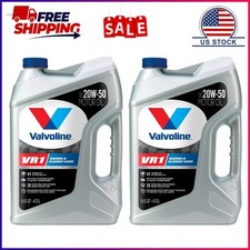 2 Pack Valvoline Vr1 Racing Motor Oil Sae 20w-50 2 Pack Valvoline Vr1 Racing Motor Oil Sae 20w-50