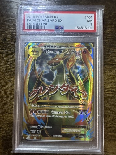 M Charizard-EX graded PSA 7 for sale on eBay