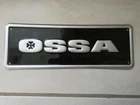 Ossa motorcycles tin wall sign vintage Motocross Trials