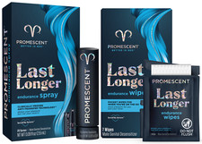 Promescent Men  s Delay Spray 2.6ml   Delay Wipes Last Longer in Bed Bundle
