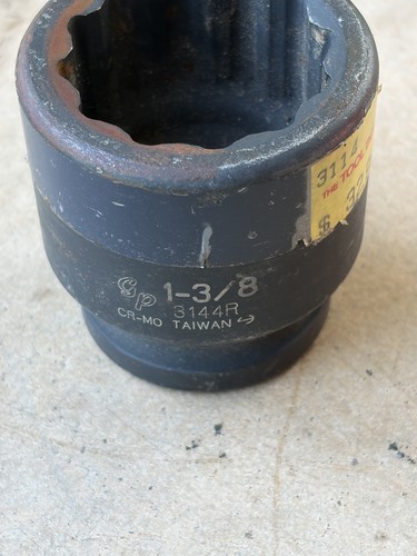 Grey Pneumatic 3144R 3/4" Drive 1-3/8" 12pt Impact Socket