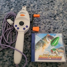 Sega Bass Fishing & Fission Fishing Rod Bundle. Dreamcast. PAL. 
