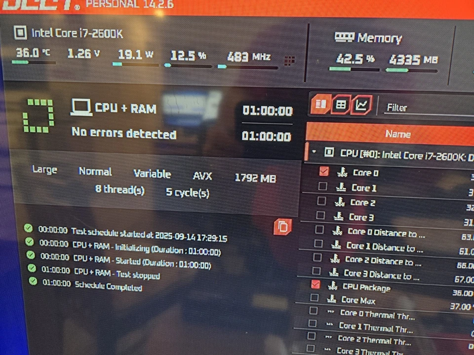 CPU Intel I7 2600K + H61M-P32/W8 MOBO + 4 GB Gskill RAM COMBO/CONJUNTO Foto 3 de 3