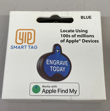 YIP Smart Tag Pet ID Tag and Tracker, BLEU POUR TÉLÉPHONES APPLE - NEUF SCELLÉ