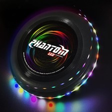 LED Flying Disc Camping Beach Garden Game Gift Sensory Pet Toy 6+
