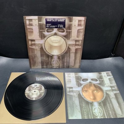 Vintage Emerson Lake & Palmer LP Brain Salad Surgery Atlantic SD-19124 1973. F4