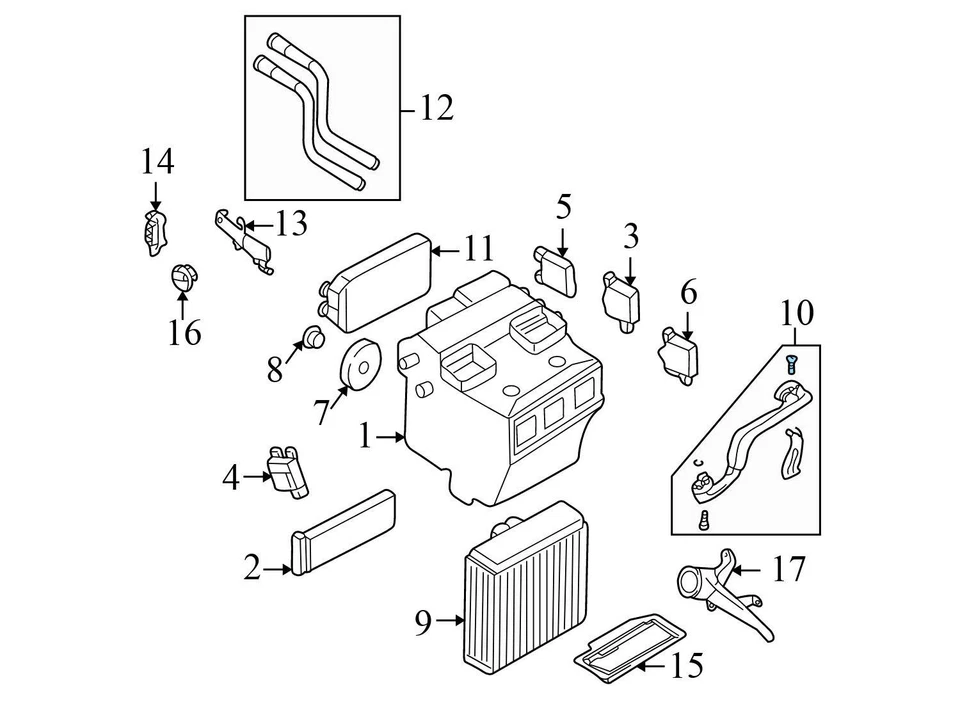 AUDI ALLROAD QUATTRO 2001-2005 - TUBO/TUBO EVAPORADOR DE AIRE ACONDICIONADO 4B0820720B Foto 3 de 4
