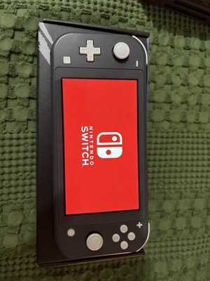 Nintendo Switch Lite Gray Handheld System With EXTRAS!!!