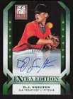 2013 ELITE EXTRA EDITION D.J. SNELTEN 51 EMERALD DIE CUT AUTOGRAPH RC /25 GIANTS