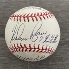 Nolan Ryan Autographed Baseball Multiple STAT Inscripts JSA Letter Authenticity