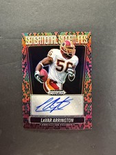 LaVar Arrington 2025 Panini Prizm Black Sensation Signature Snakeskin /15 SS-LAN