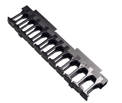 Chatsworth 30139-719 1U x 19''W x 4.96''D Universal Horizontal Cable Manager Black