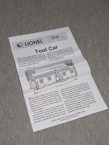 Coche de herramientas Lionel O 3550 Western Union Telegraph Co. 6-19992 ~ TS - Imagen 9 de 11