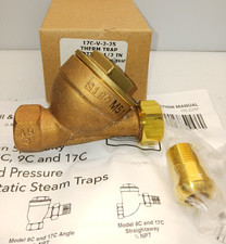 New Hoffman Specialty 1/2" Thermostatic Vertical Trap 17C-V-2-25
