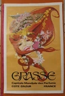 GRASSE FRANCE 1970ca CARPENTER OVERSIZE UNUSUAL ORIGINAL ADVERTISING POSTER