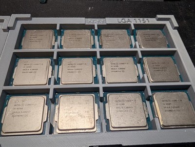 Intel I series 6th gen LOT of 23 TESTED working processor lot! LOOK!