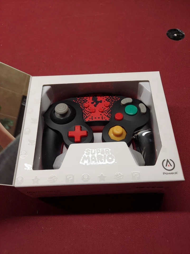 Controlador Inalámbrico Nintendo Switch Estilo GameCube Super Mario Bluetooth CIB NUEVO Foto 2 de 4