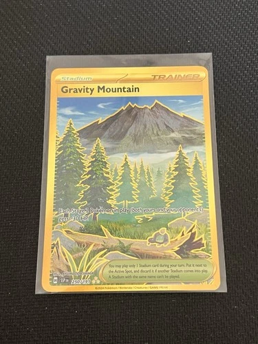 Gravity Mountain 250/191 Hyper Rare Surging Sparks Pokemon Near Mint