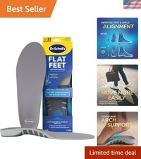 Dr. Scholl's Flat Feet Support Insoles for Men, Size 8-14 Ultimate Comfort
