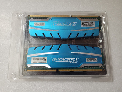 New Pair! Crucial Ballistix Sport 8GB (4GBX2) DDR3-1866Mhz Desktop Memory Ram