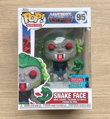 Funko Pop Masters Of The Universe Snake Face NYCC #95 + Free Protector