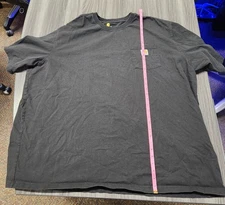 Carhartt Men's Black Pocket T-Shirt Rn14806 Black Sz 4XL