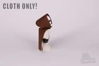 Dark Brown Hooded Cape Cloak for LEGO® Minifigures Jedi Robe Cloth Accessory NEW
