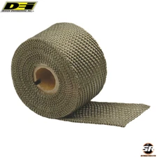 DEI 010131 2" x 25' Roll Titanium Fiberglass Header Exhaust High Temp Heat Wrap