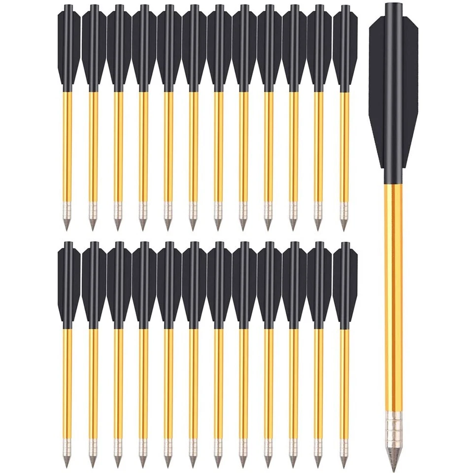 Crossbow Bolts Arrows 6.3 inch Hunting Arrow for Pistol Mini Crossbow 50-80lbs - Image 2 of 4