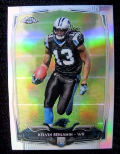 KELVIN BENJAMIN RC 2014 SCORE HOT ROOKIE AUTOGRAPH AUTO #14/25-PANTHERS WR RC - Picture 8 of 12