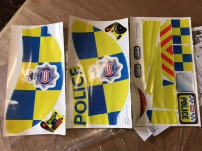 Little Tikes Cozy Coupe Car Police Car Spare Parts Stickers New 173790, 3 sheets