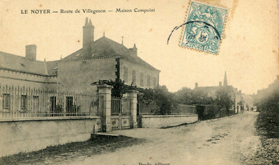 Map LE NOYER - Route de Villegenon Maison Compoint