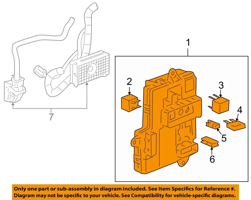 Módulo de control de carrocería usado se adapta a: Chevrolet Hhr 2007 control de carrocería BCM centro inferior Foto 3 de 4
